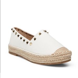Steve Madden Kasual White Espadrille